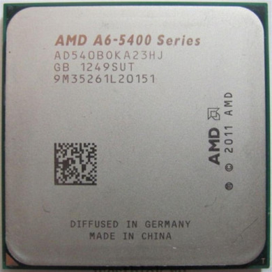 AMD A6 X2 5400B (Socket FM2) Tray (AD540BOKA23HJ)