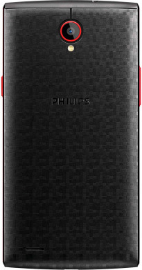 Philips S337 Dual Sim Black-Red