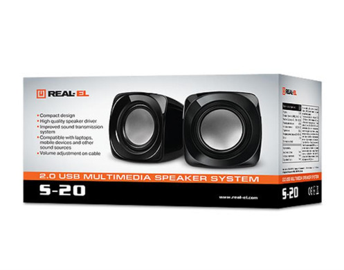 Акустична система REAL-EL S-20 black (EL121100007) Акустична система REAL-EL S-20 black (EL121100007)