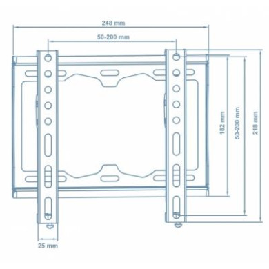 Кронштейн Walfix TV-10B (VESA200x200) Кронштейн Walfix TV-10B (VESA200x200)