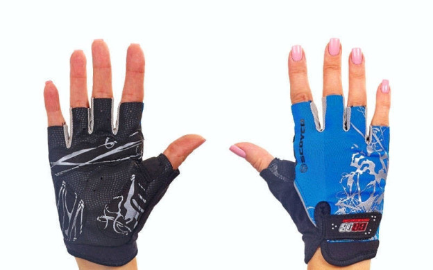 Перчатки спортивные SCOYCO BG-08B (открытые пальцы) XXL