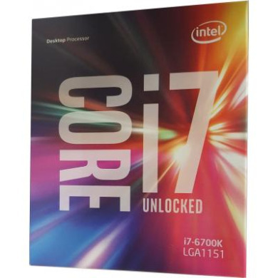 Intel Core i7 6700K 4.0GHz (8mb, Skylake, 91W, S1151) Box (BX80662I76700K) no cooler