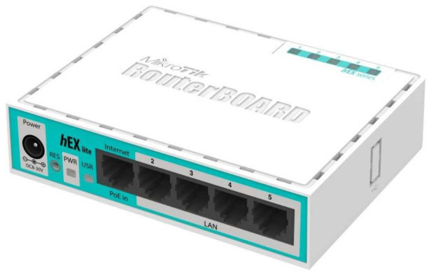 Маршрутизатор Mikrotik hEX lite (RB750r2) Маршрутизатор Mikrotik hEX lite (RB750r2)