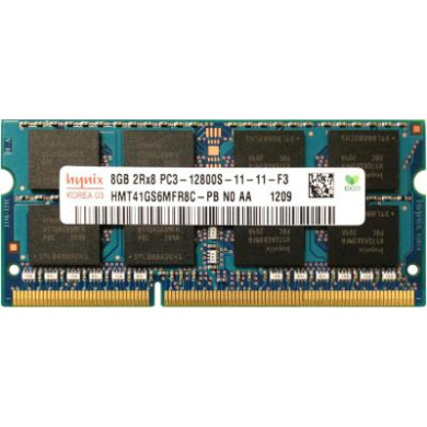 SoDIMM DDR 3 8GB 1600 MHz SoDIMM DDR 3 8GB 1600 MHz