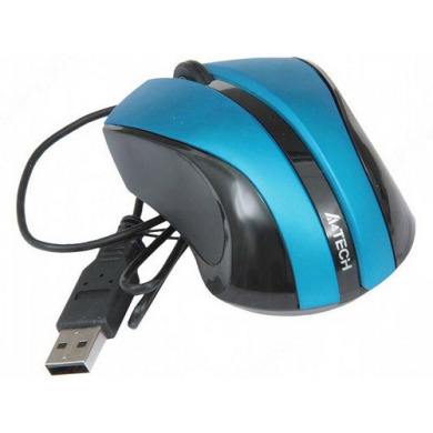 A4Tech N-310-3 голубая USB V-Track