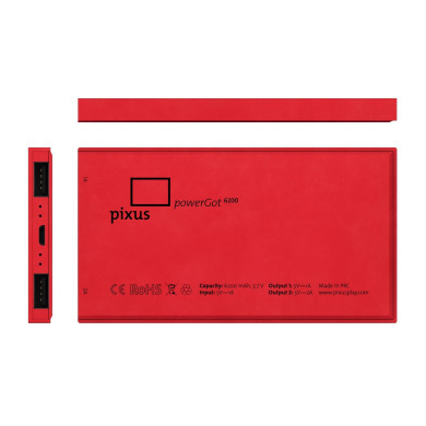 Pixus powerGot 6200mAh Red