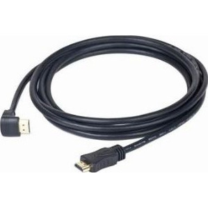 Кабель Gembird HDMI to HDMI V.1.4, вилка/угловая вилка 4,5 м (CC-HDMI490-15) черный