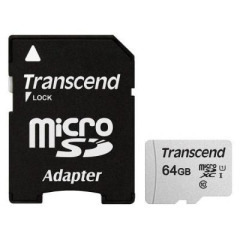 Transcend 64GB microSDXC class 10 UHS-I U1 (TS64GUSD300S-A)