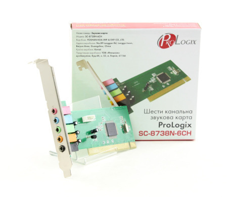 Звуковая карта ProLogix SC-8738N-6CN 6ch PCI