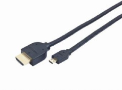 Кабель Gembird HDMI to HDMI v.2.0, вилка/вилка D (микро) 1,8 м (CC-HDMID-6)