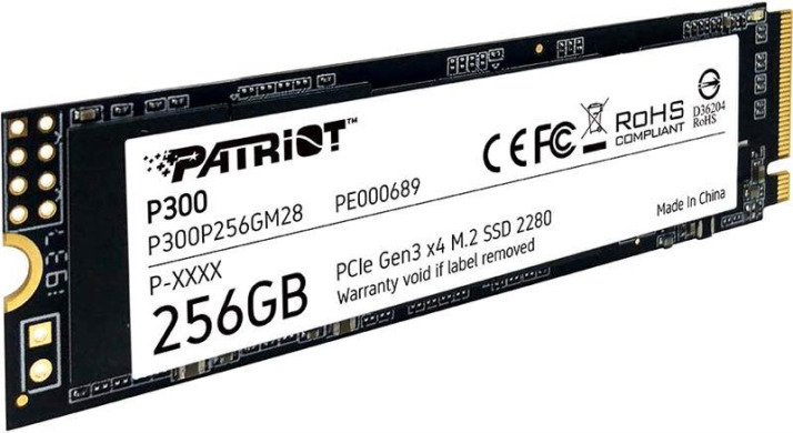 Накопитель SSD M.2 2280 256GB Patriot (P300P256GM28) Накопитель SSD M.2 2280 256GB Patriot (P300P256GM28)
