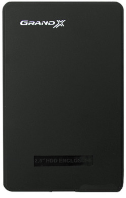 Внешний карман Grand-X для подключения SATA HDD 2.5", USB 3.0, пластик (HDE32)