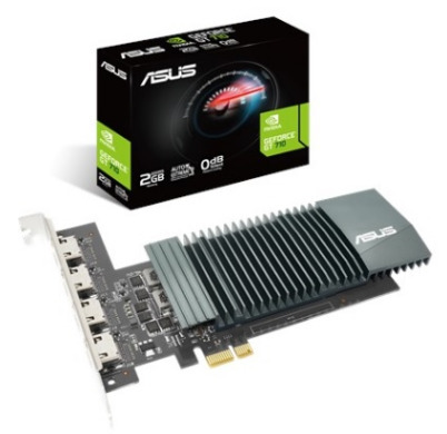 ASUS GeForce GT710 2048Mb Silent 4*HDMI (GT710-4H-SL-2GD5)
