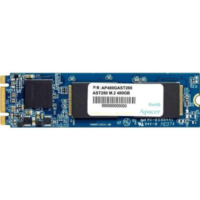 Накопитель SSD M.2 2280 480GB Apacer (AP480GAST280-1) Накопитель SSD M.2 2280 480GB Apacer (AP480GAST280-1)