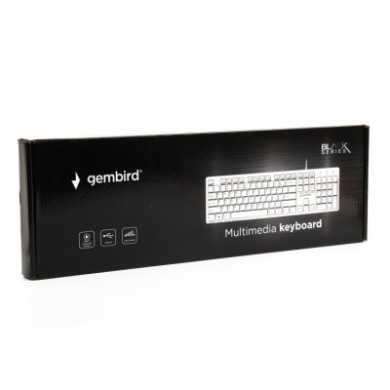 Клавиатура Gembird KB-MCH-03-W-UA USB White (KB-MCH-03-W-UA) Клавиатура Gembird KB-MCH-03-W-UA USB White (KB-MCH-03-W-UA)