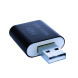 Dynamode USB 8 (7.1) каналов 3D алюминий, черная (44888)
