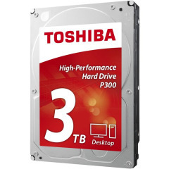 HDD SATA 3.0TB Toshiba P300 7200rpm 64MB (HDWD130UZSVA)