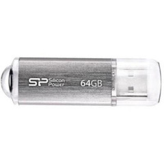 USB 64Gb Silicon Power Ultima II I-Series Silver (SP064GBUF2M01V1S)