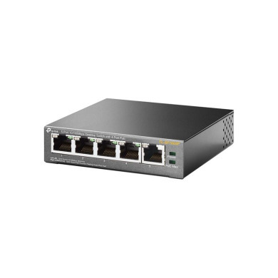 Коммутатор TP-Link TL-SF1005P (1xFE, 4xFe PoE, max 53W)