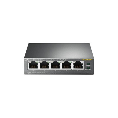 Коммутатор TP-Link TL-SF1005P (1xFE, 4xFe PoE, max 53W)