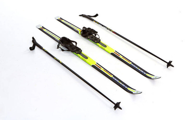 Лыжи беговые в комплекте с палками Zelart SK-1883-100A