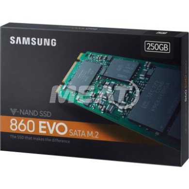 SSD 250GB Samsung 860 EVO M.2 2280 SATAIII MLC (MZ-N6E250BW)