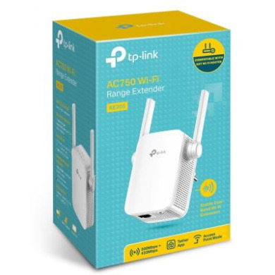 Ретранслятор TP-Link RE205 AC750, 1xFE LAN (RE205) Ретранслятор TP-Link RE205 AC750, 1xFE LAN (RE205)