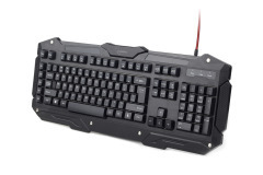 Клавиатура Gembird KB-UMGL-01-UA игровая, программируемая, подсветка, черная