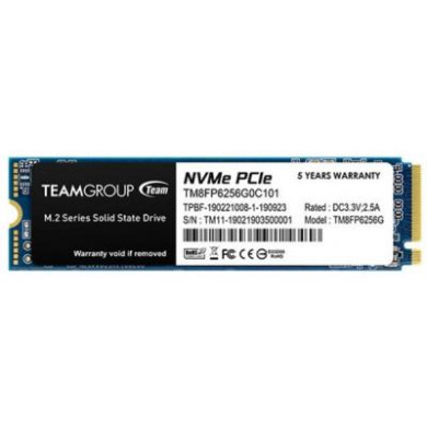 SSD 256GB Team MP33 M.2 2280 PCIe 3.0 x4 3D TLC (TM8FP6256G0C101) SSD 256GB Team MP33 M.2 2280 PCIe 3.0 x4 3D TLC (TM8FP6256G0C101)