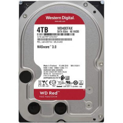 Накопитель HDD SATA 4.0TB WD Red 5400rpm 256MB (WD40EFAX)