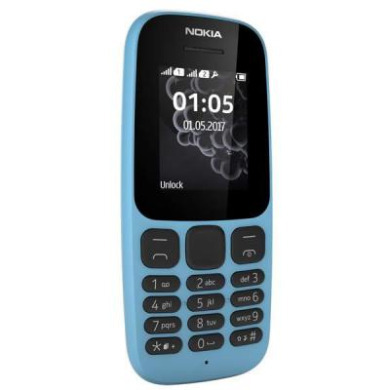 Nokia 105 New 2017 Dual Sim Blue