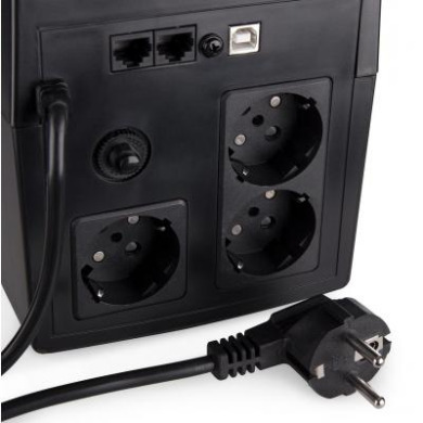 Vinga LED 1200VA plastic case with USB+RJ45 (VPE-1200PU) Vinga LED 1200VA plastic case with USB+RJ45 (VPE-1200PU)