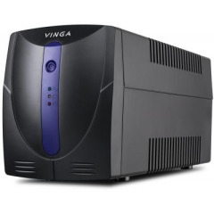 Vinga LED 1200VA plastic case with USB+RJ45 (VPE-1200PU)